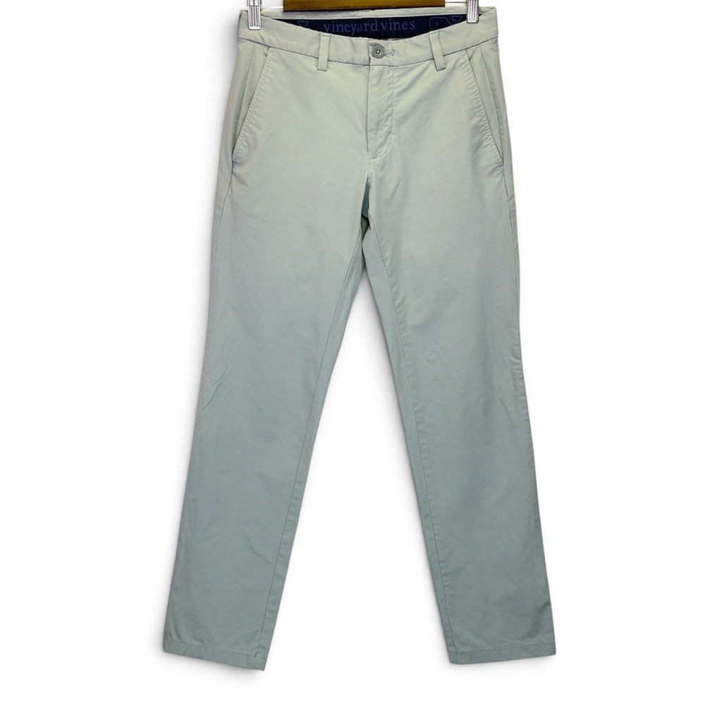 Vineyard Vines Gray Performance Stretch Chino Golf Pants Mens Size 28x30